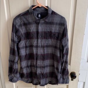 Element skateboards plaid Flannel shirt size L